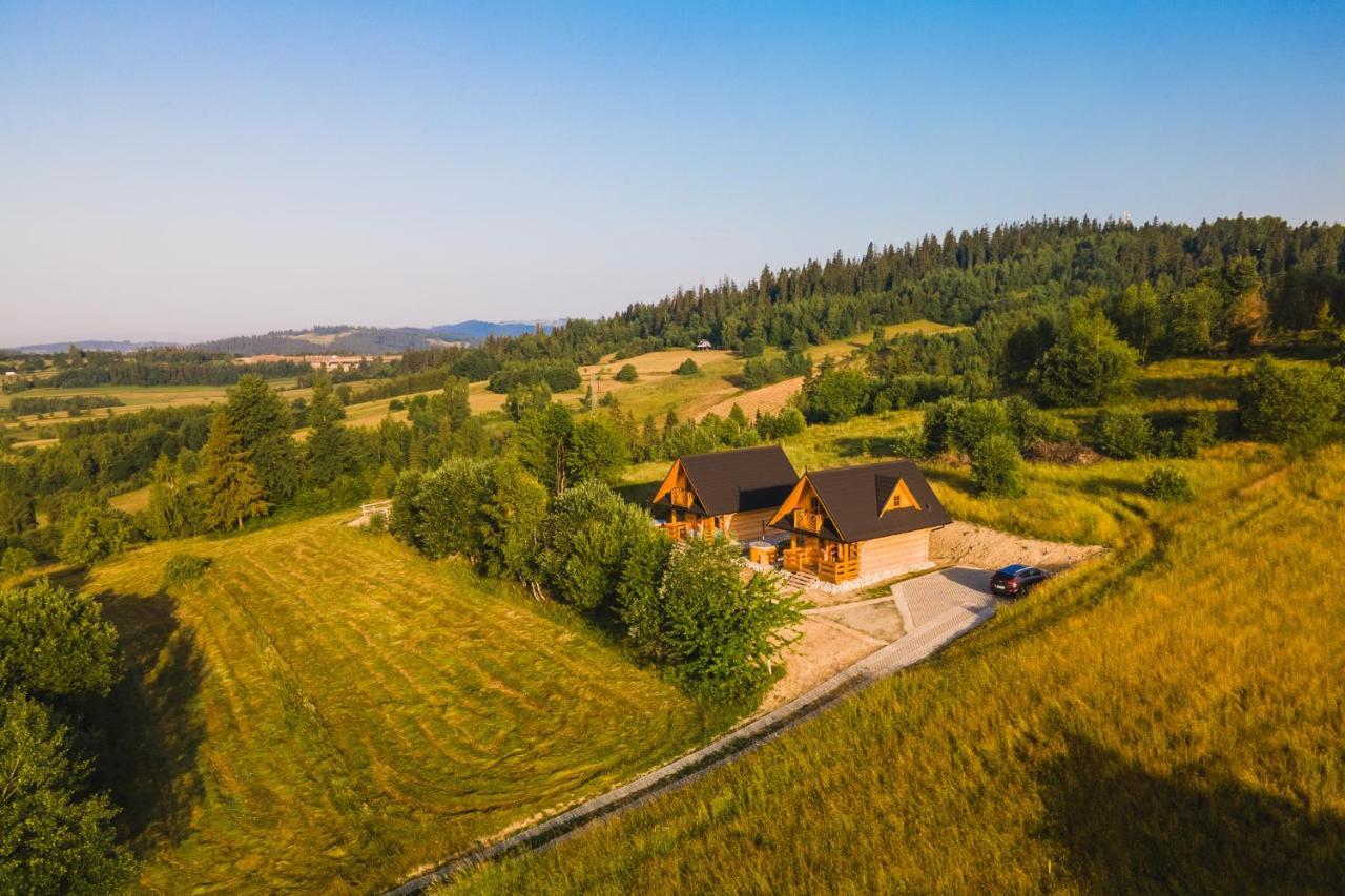 Domki Gorce Klikuszowa Sauna Jacuzzi Exterior foto